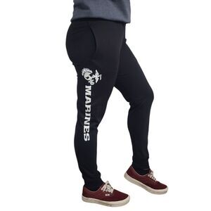 Marine Corps USMC "Marines" Black Joggers
